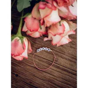 Bracelet Dream Etoiles Fil Rose