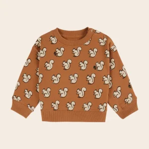 Sweat Imprimé Ecureuil Pecan