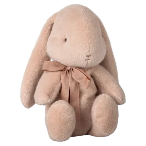 Peluche lapin medium rose poudré