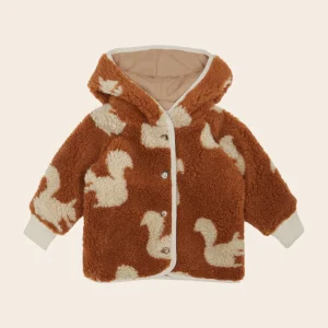 Manteau Fausse Fourrure Ecureuil