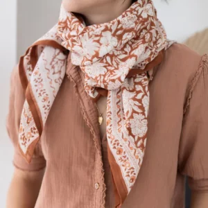 Grand foulard – Salvador Terracotta