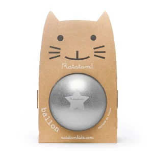 Ballon argent glitter 15 cm