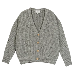 Cardigan Over Size – Gris Chiné