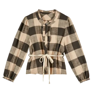 Blouse Carreau Bitume