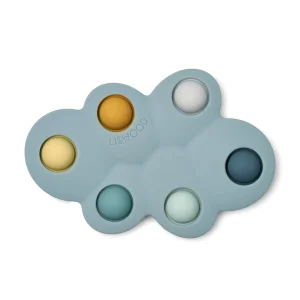 Pop-Toy nuage en silicone – whale blue