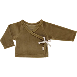 Cache-coeur Crocus Velours Dull Gold