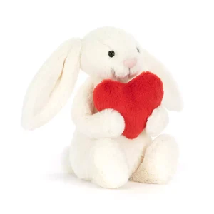 Peluche Lapin Bashful Red Love Heart Original