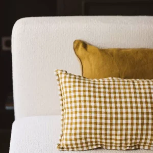 Coussin Taormina Vichy Curry