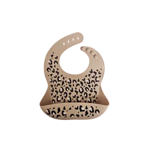Bavoir en silicone imprimé sauvage