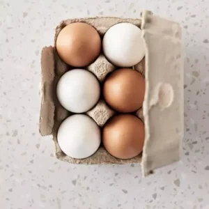 Boîte de 6 oeufs en bois