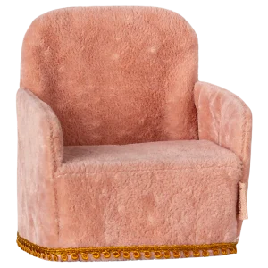 Fauteuil rose poudré pour souris