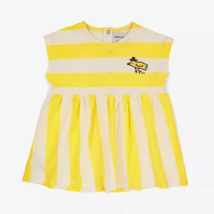 Robe Bébé Rayures Jaunes