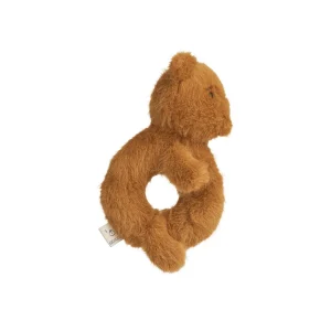 Hochet Peluche Romain Ours Golden Caramel