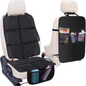Protecteur de Siège Voiture, Organisateur pour Bébés. Tissu de qualité: Antidérapant et Imperméable