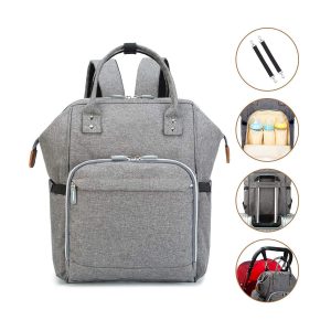 Sac à Dos à Langer – Poches Isothermes (biberons), Imperméable, Grande Capacité