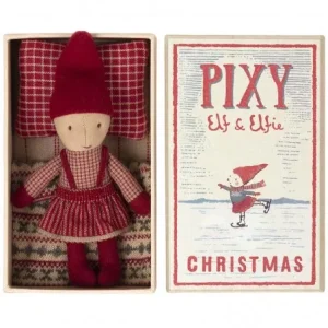Elfie Pixi de Noël dans sa boîte d&rsquo;allumettes