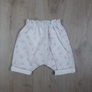 Sarouel réversible, 3/6 mois, deux en un