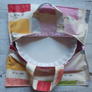 Sac à tarte, coton enduit Pantone