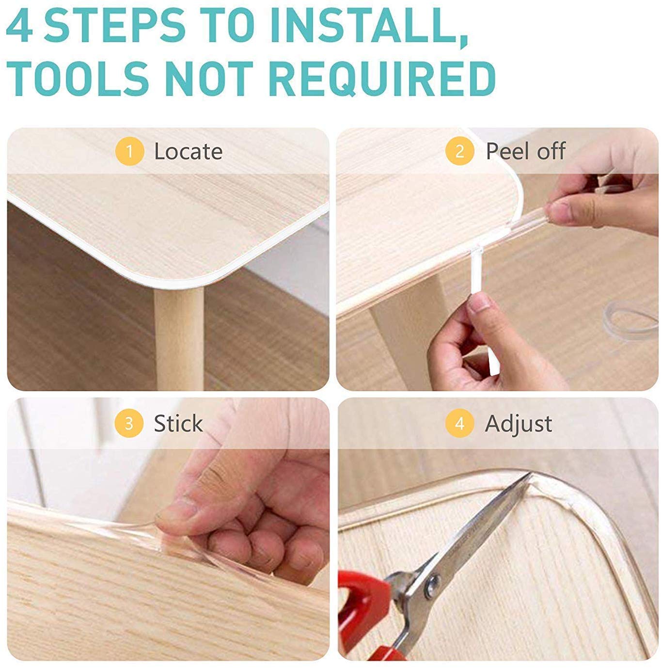 Protection bords de table ou meuble Bébé. Bande 6m Plus Large, Plus Epais. Sécurité pour votre Bébé ! – Image 4