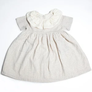 Robe Comete Ecru Carreaux