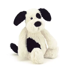 Peluche Chien Bashful Black & Cream Original