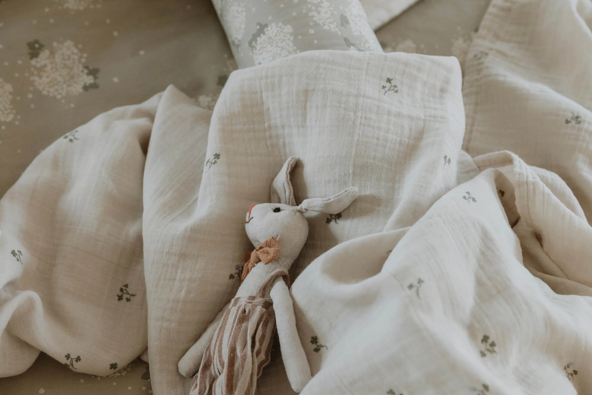 Grand lange Folia écru – Image 2