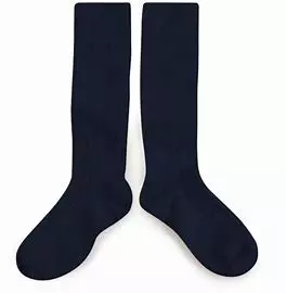 Chaussettes hautes à côtes – Nuit étoilée