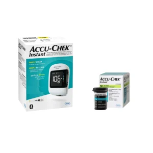 ACCU CHEK INSTANT COFFRET 50 BANDELETTES+APPAREIL + 10 BANDELETTES (OFFERT)