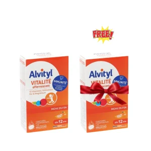 ALVITYL MULTIVITAMINE EFFERVESCENT SANS SUCRE 30 COMPRIMES ( LE 2 EME BOITE OFFERT )