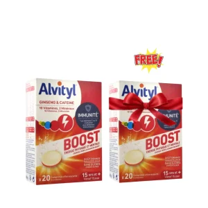 ALVITYL TONUS BOOST EFFERVESCENT 20 COMPRIMES ( LE 2 EME BOITE OFFERT )