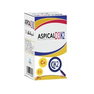 ASPIS PHARMA – ASPICAL D3 K2 30 GELULES