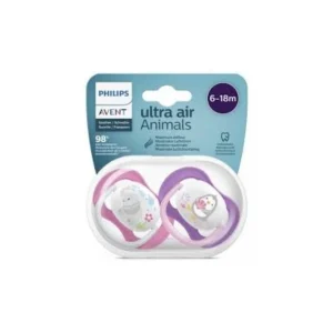 AVENT 2 SUCETTES 6-18M SCF080/08