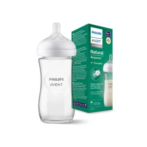 AVENT BIBERON NATURAL RESPONSE EN VERRE 1M+ 240ML SCY933/01