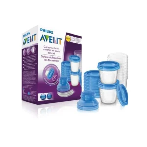 AVENT BOITE DE CONSERVATION LAIT MATERNEL REUTILISABLES 10X180ML SCF618/10