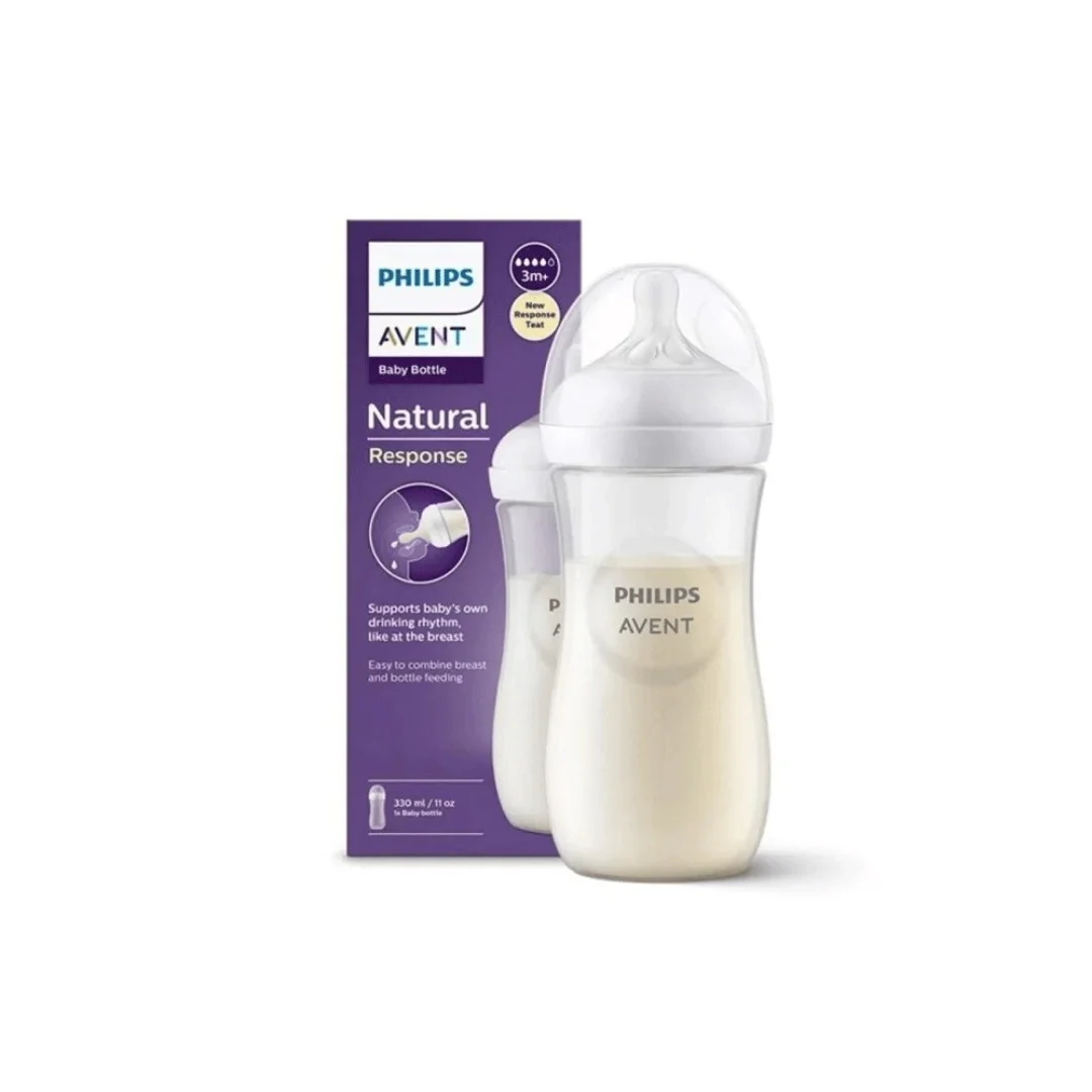 AVENT NATURAL RESPONSE BIBERON ANTI COLIQUE 3M+ 330ML SCY906/01