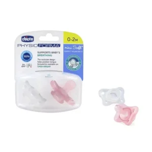 Chicco Sucette Physio Forma *2PC Rose/Neutre 0-2M