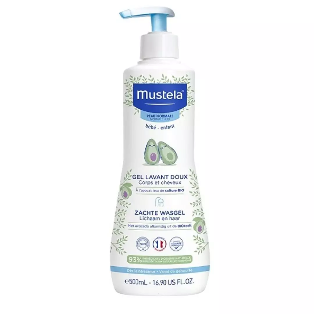 Mustela Gel Lavant Doux Corps et Cheveux FL 500ml