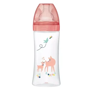 dodie biberon sensation+ anti colique jardin 0-6mois  330ml