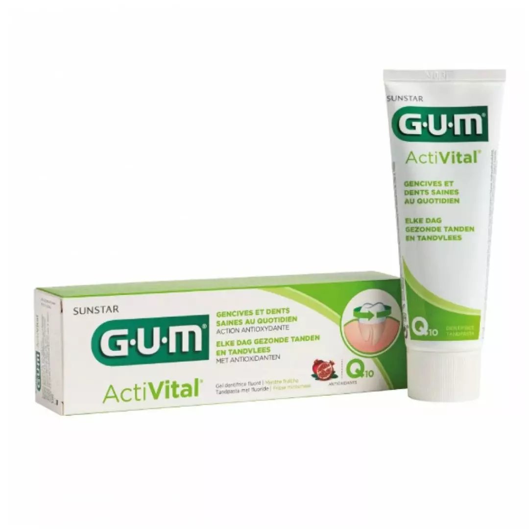gum activital dentifrice 75ml