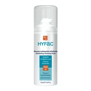 hyfac mousse nettoyante exfoliante 150ml