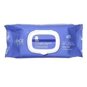 Uriage Bébé 1ères Lingettes Nettoyantes 70 Lingettes