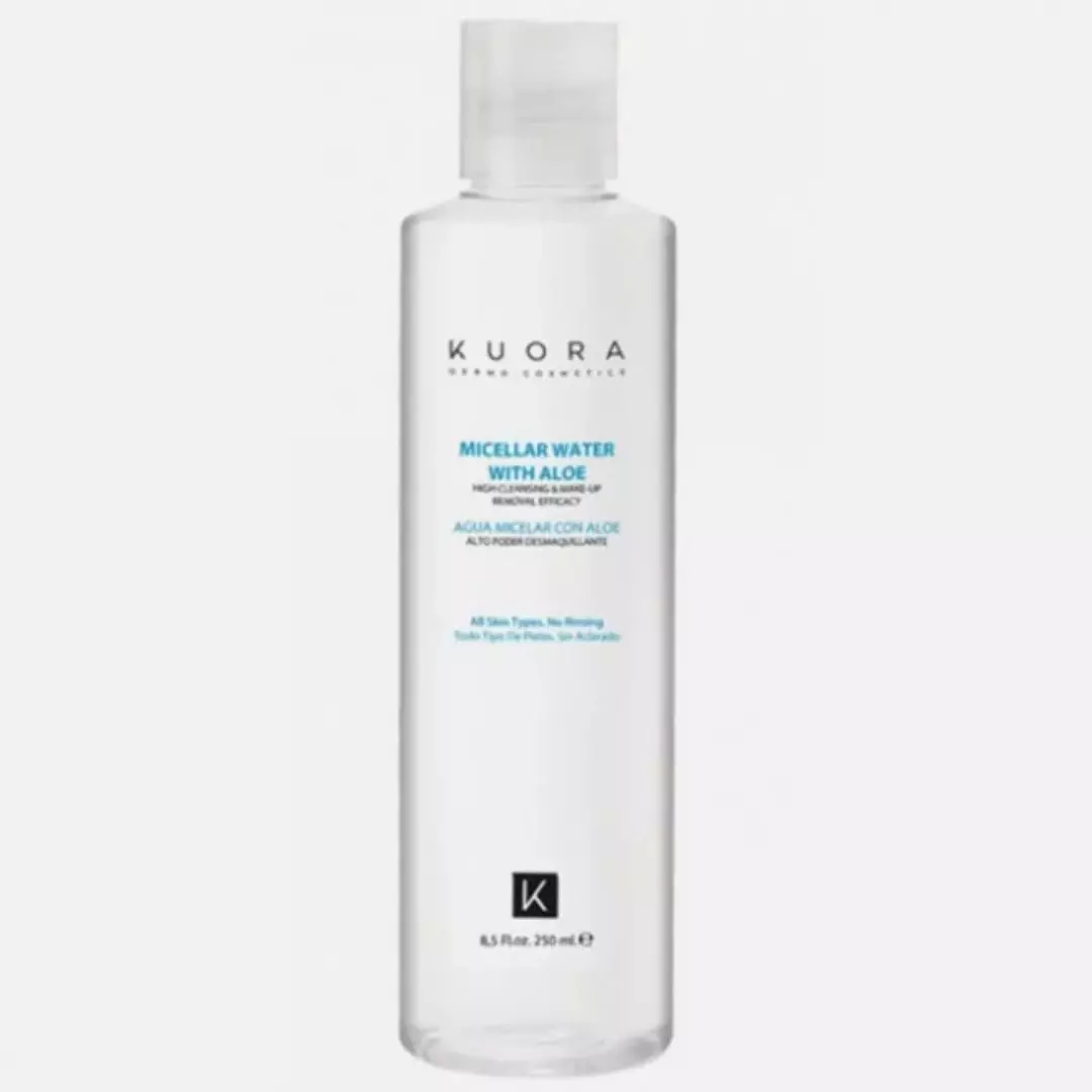 kuora eau micellaire nettoyante à l’aloe vera 250ml