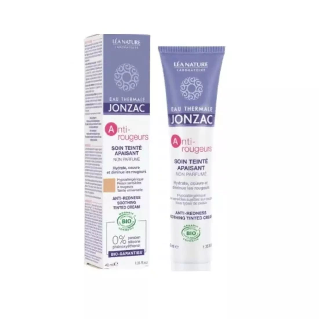 jonzac soin teinte apaisant anti rougeurs 40ml