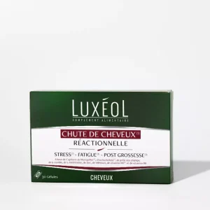 luxeol chutte  de cheveux 30 gelules