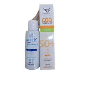 xen cb3 defence ecran solaire invisible spf50+ peaux grasses +ac-noz gel