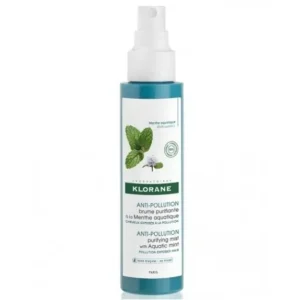 klorane anti pollution brume purifiante a la menthe aquatique  100ml