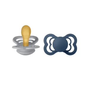 BIBS 2 SUCETTES CLOUD STEEL BLUE SIZE 2
