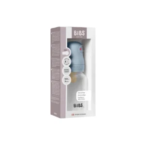 BIBS BIBERON BOTTLE LATEX SLOW FLOW BABY BLUE 0M+ 150ML