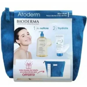 Bioderma atoderm trousse rituel peau sèche très sèche