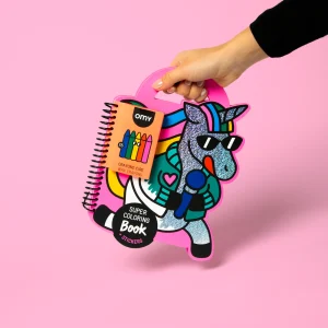 Super Coloring & Stickers Book – Lily